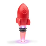 Light Up Rocket Bottle Stopper - LED, cork, space, party, wine