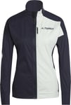 Adidas Women's Terrex Xperior Cross-Country Ski Soft Shell Jacket Legink/Lingrn, XS