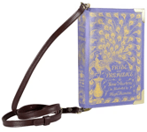 Cross Body Shoulder Handbag Well Read Book Dust Bag Pride + Prejudice Purple Big