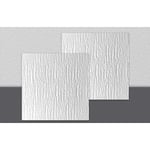DECOSA Dalle de plafond Hamburg - polystyrène - blanc - effet crépi - 50 x 50 cm - 8 sach. (=16 m2) - Blanc