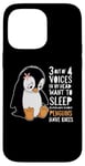 iPhone 14 Pro Max Funny 3 Out Of 4 Voices In My Head Want To Sleep Lazy Quote Case