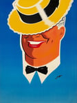 CHANTEUR MAURICE CHEVALIER Rwgf-POSTER HQ 60x80cm d'une AFFICHE VINTAGE