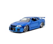 Jada Toys Fast & Furious 2002 Nissan Skyline 1:24, Bil, Fast & Furious, 8 År, Metall, Plast, Blå