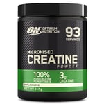 Optimum Nutrition Micronised Creatine Powder, 100% Pure Creatine Monohydrate Powder for Performance and Muscle Power, Unflavoured Shake, 93 Servings, 317 g