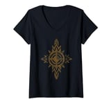 Womens Lord Of The Rings Rohan Crest V-Neck T-Shirt