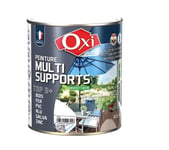 PEINTURE 3 EN 1 BOIS FER MATERIAUX MICROPOREUSE ANTIROUILLE OXYTOL BLANC 2.5L