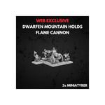 Dwarfen Mountain Holds Flame Cannon Warhammer The Old World