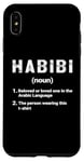 iPhone XS Max Habibi Dictionary Definition Arabic for Men Women Habibi Case