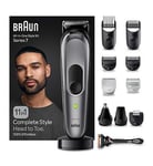 Braun All-In-One Style Kit Series 7 MGK7440, 11-in-1 Everyday Grooming Kit For Men