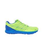 The North Face Men's M Litewave Endurance Trail Running Shoes, Multicolour (Dayglo Yellow/Turkish Sea 000), 9 UK