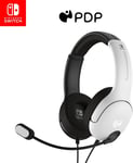 Gaming Lvl40 Stereo Casque avec Mic pour Nintendo Switch - Pc, Ipad, Mac, laptop Compatible - Noise Cancelling Microphone, Lightweight, Soft Compourt On Ear Headphones, 3.5 Mm Jack - Noir-Blanc