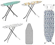 FOLDING METAL IRONING BOARD MEDIUM 105X33CM LIGHTWEIGHT COMPACT BOARD IRON REST 