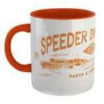 Star Wars Speeder Bike Customs Mug - Orange