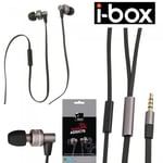 Bass Addicts Handsfree Earphones Headphones Earbuds with Mic for Samsung iPhone