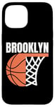 iPhone 15 Brooklyn new york city basketball net graphic sport players Case