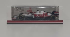 Diecast Échelle 1:43 Modèle Auto F1 Spark Alfa Romeo C41 Raikkonen Bahreïn 2021