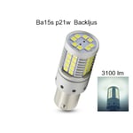 Ba15s Canbus p21w 1156 Led 3100 Lumen backljus 1-pack Metall utseende