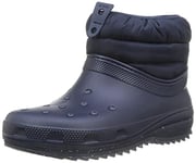 Crocs Women's Classic Neo Puff Shorty Snow Boot, Navy, 4 UK