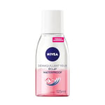 NIVEA Démaquillant Yeux Éclat Waterproof (1 x 125 ml), nettoyant visage biphase enrichi en vitamine C énergisante, démaquillant waterproof femme pour tous types de peaux