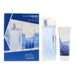 Kenzo L'eau Par Kenzo Pour Homme 2 Piece Gift Set: Eau De Toilette 100ml - Hair  Body Shampoo 75ml