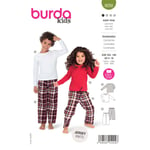 Burda 9250 - Pysjamas/sett Eur: 104-140, US: 4-10