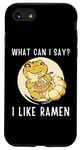 iPhone SE (2020) / 7 / 8 Cute Kawaii Gecko What Can i Say I Like Ramen Noodles Case