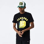 New Era NFL Green Bay Packers Flag Number Tee T-Shirt, Größe:M