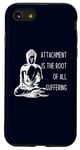 iPhone SE (2020) / 7 / 8 Attachment Is The Root Of All Suffering Buddha Quote Case