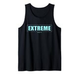 Extreme Blue Gym Fitness Workout Gym Training Blue Writing Tank Top