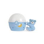 Chicco Next2Stars Baby Night Light, Blue | Star Light Projector for Cots and Cribs, Sound Sensor, 3 Light Effects and Music