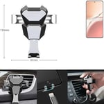 Support Voiture pour Oppo Reno12 F 5G téléphone montage évacuation d'air Tél