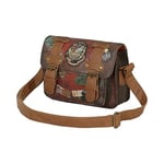 HARRY POTTER Railway-Satchel Shoulder Bag Sac Bandoulière, 20 cm, Marron (Brown)