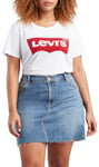 Levi's Women's Plus Size Perfect Tee T-Shirt, White, 3XL