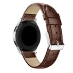 Läderarmband Krokodil CMF Watch Pro 2 brun