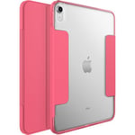 Coque OtterBox Folio pour iPad 10th gen, Antichoc, Anti-Chute, étui Folio de Protection Fin, Rouge Powder