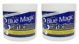 2 X Blue Magic Curl Activator Styling Gel 15.25 oz / 432 g