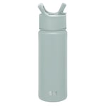 Simple Modern Gourde Enfant Isotherme avec Paille | Gourde Sport Adulte en Acier Inoxydable | Summit | 530ml | Sea Glass Sage