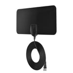 Indoor Ultrathin Free Digital Hd Tv Television Antenna With 4.6 Feet Coaxi Set