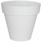 Pot Riviera Blanc Plastique Carré ø 50 cm