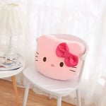 40*45cm Kawaii Sanrios plyschkudde Kuromi My Melody Kirby tecknad anime docka leksaker mjuk plysch födelsedagspresent till barn [DB HelloKitty-6