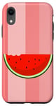 Coque pour iPhone XR Modèle sans couture de fruits de pastèque, été, melon d'eau