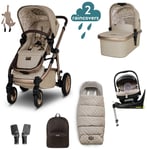 Cosatto Wow 3 Everything 7 piece Travel System Whisper