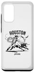 Coque pour Galaxy S20 Houston Texas Rodeo Bull Rider Steer Wrangler Cowboy