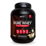 Pure Whey Vanille noisette | EAFIT | Protéine | 32g de protéines Whey+7,6g de BCAA/shaker+magnesium | Musculation, Maintien et construction de la masse musculaire| Whey protein pour le sport | 850g