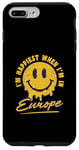 Coque pour iPhone 7 Plus/8 Plus Europe Amant Espagne Italie Allemagne Voyage Vacances Européen