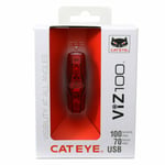 Cateye Viz 100 Bicycle Cycle Bike Rear Bike Light