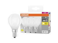 OSRAM 4058075592599 LED (RGB) lampa EEK D (A - G) E14 Droppform 5,5 W = 60 W Varmvit (Ø x H) 45 mm x 45 mm 3 st