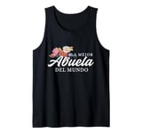 La Mejor Abuela del Mundo Hispanic Grandparents Day Tank Top