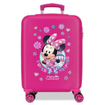 Disney Minnie Super Helpers Pink Cabin Suitcase 37 x 55 x 20 cm Rigid ABS Combination Lock 37.4 Litre 2.6 kg 4 Double Wheels Hand Luggage