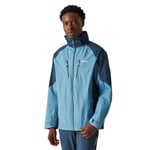 Regatta Mens Calderdale V Full Zip Waterproof Jacket - Blue - Size Medium